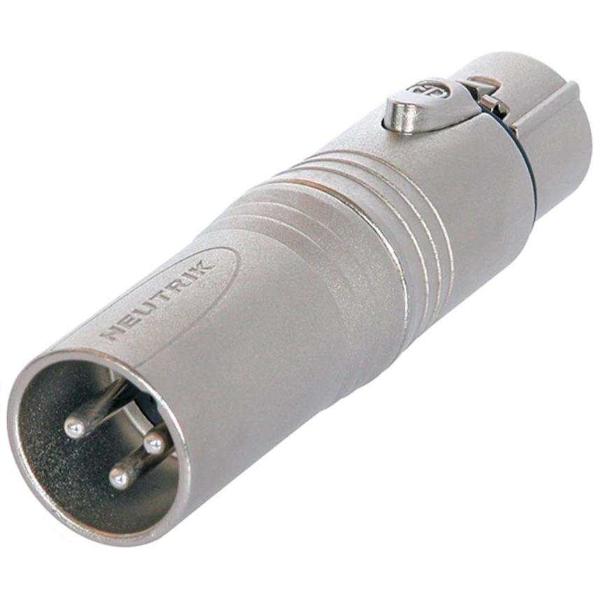Neutrik 3pol-XLR Kabelstecker - 3pol-XLR Kabelbuchse Serie: Adapter XLR-3-KA-ST/XLR-3-KA-BU