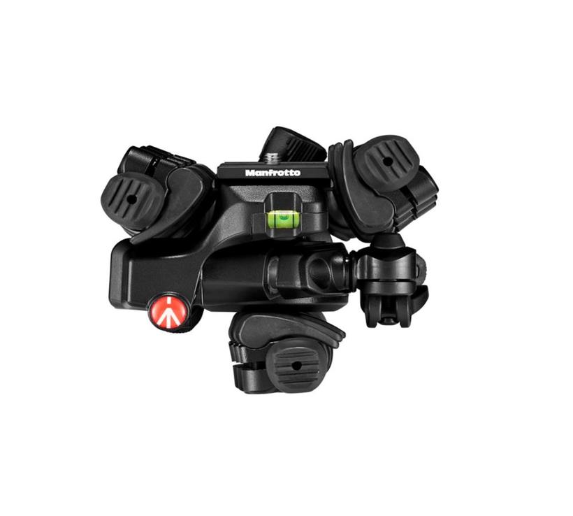 MANFROTTO Kit Befree 3-Way Live Advanced Reisestativ-Kit Fluid-Kopf, Schnellwechselplatte, inkl. Transporttasche