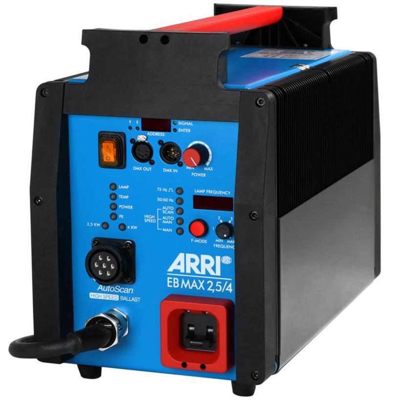 ARRI EB MAX 2,5/4 ALF CCL DMX AutoScan 50/60/75/300/1000 Hz Int. (VEAM) 115/230 V~** DEMOWARE**