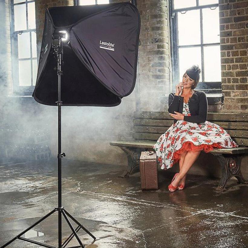 Lastolite Ezybox Hotshoe 38x38cm inkl. Systemblitzadapter 