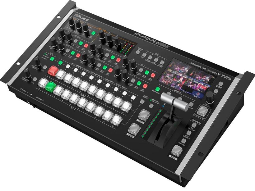 Roland V-160 HD Streaming Video Switcher IN: 8x HDMI / 8x SDI, OUT: 3x HDMI / 3x SDI, USB-C, RJ45