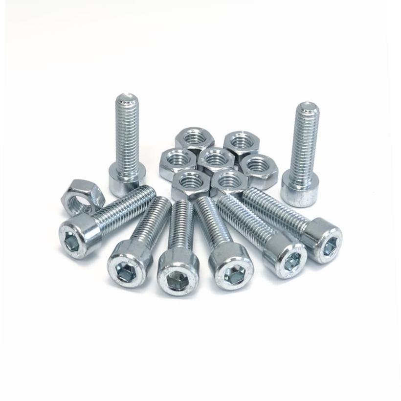 Litec QXSM8, screw connection set for Q25S Series Schraubverbinderset 8x Schraube M8x35, 8x Mutter M8