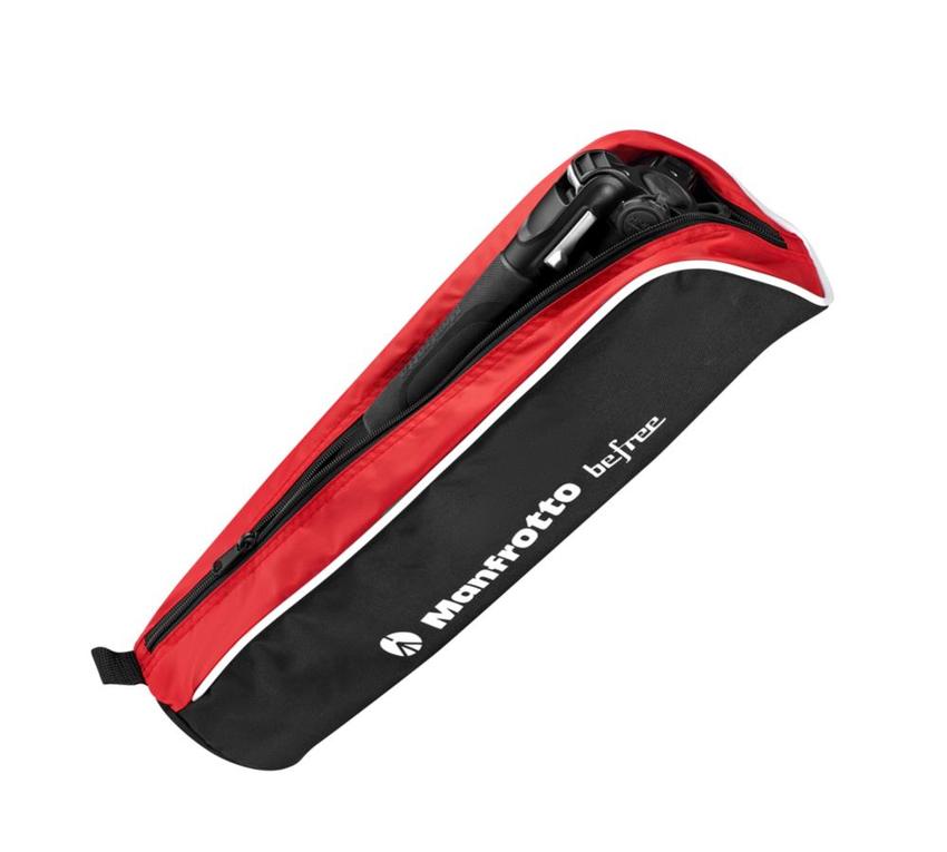 MANFROTTO Kit Befree 3-Way Live Advanced Reisestativ-Kit Fluid-Kopf, Schnellwechselplatte, inkl. Transporttasche