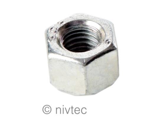 Nivtec Ersatzteil, Sechskantmutter, selbstsichernd, DIN 985 (ISO10511) M10